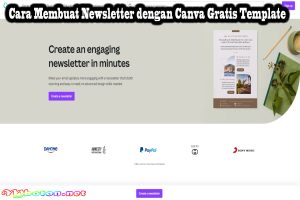 Cara Membuat Newsletter Dengan Canva Gratis Template